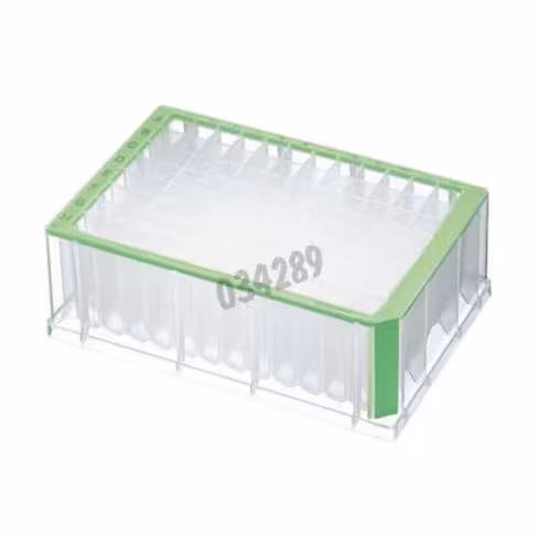 Plaque DEEPWELL 96 2ml stérile vert x 20