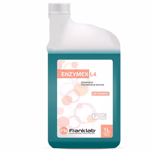 Détergent enzymatique ENZYMEX L4 - 12 bidons de 1 l