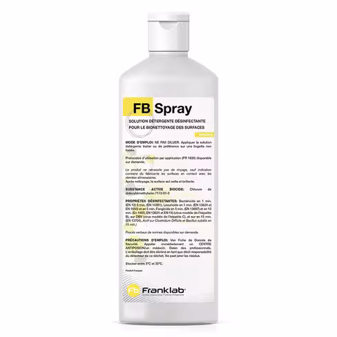 Détergent désinfectant FB spray - 12 flacons de 500 ml