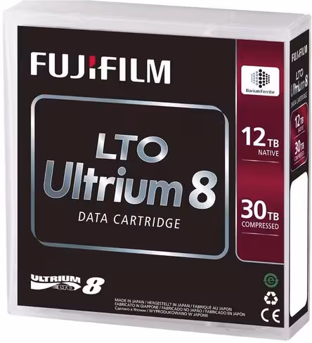 Cartouche LTO-8 - Fuji Ultrium - 12 - 30 To pour lecteur de bande - non étiquetée - par lot de 20