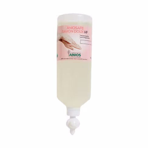 Savon doux HF ANIOSAFE - 12 flacons Airless de 1 l