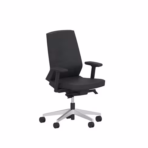 Fauteuil de bureau Léandre Manager - cuir - translation d'assise
