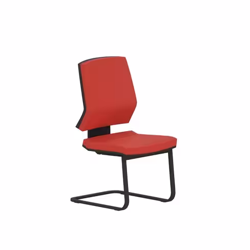 Chaise visiteur luge Léandre Manager - tissu