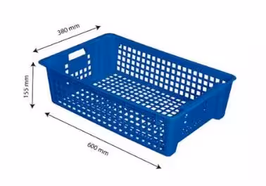 Caisse ajourée empilable emboitable 28 litres