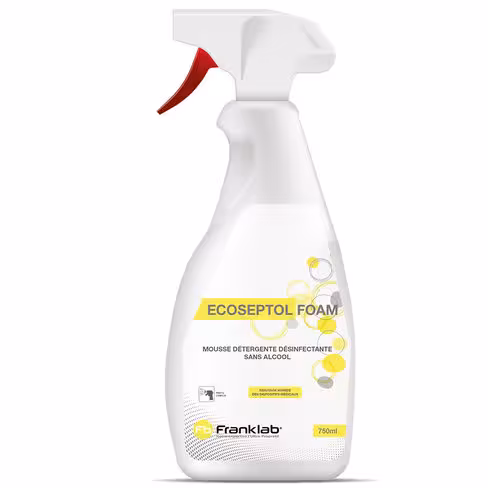Mousse détergente désinfectante ECOSEPTOL FOAM - 12 flacons de 750 ml