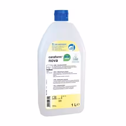Détergent neutre concentré caraform nova - 12 flacons de 1 l