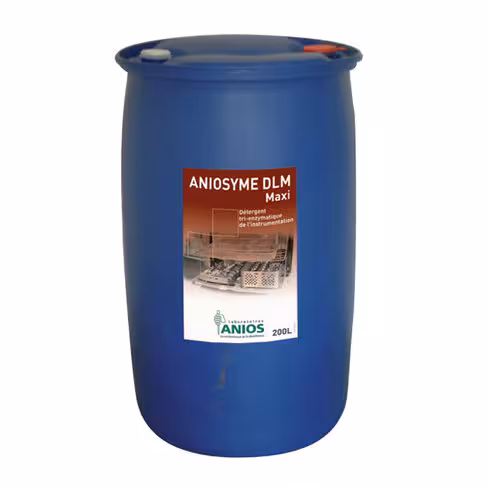 Détergent tri-enzymatique alcalin doux Aniosyme DLM Maxi - 1 carton de 1 fût de 200L-