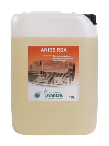 Rinçant neutralisant activateur de séchage Anios RDA - 1 carton de 1 bidon de 10L-