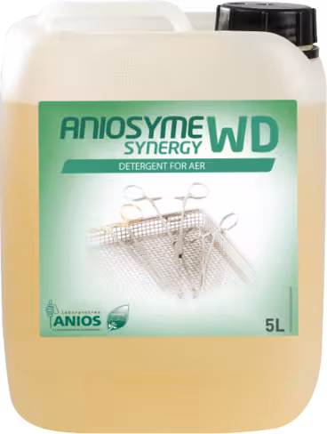Détergent tri-enzymatique Aniosyme Synergy WD - 1 carton de 2 bidons de 5L-
