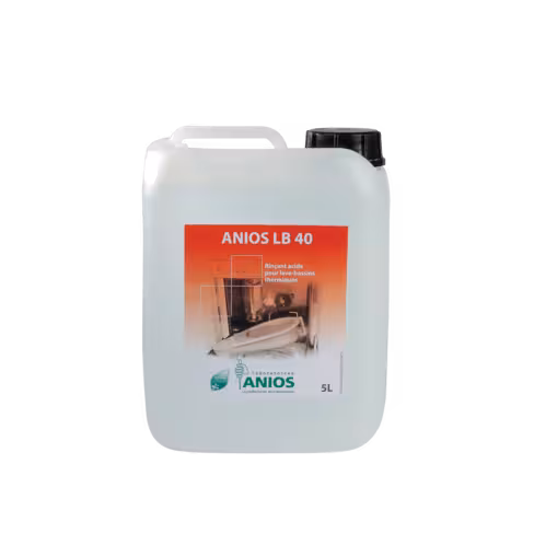 Produit de rinçage pour lave-bassin Anios LB 40 - 2 bidons de 5L-