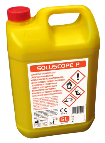 Désinfectant Soluscope P - 1 carton de 2 bidons de 5L-