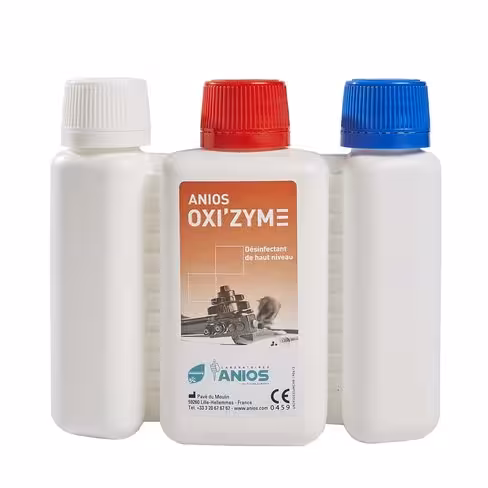 Désinfectant de haut niveau Anios OXI'ZYME - 1 carton de 12 flacons-