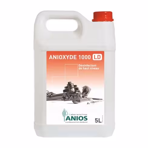 Désinfectant de haut niveau Anioxyde 1000 LD - activateur intégré - 1 carton de 4 bidons de 5L-