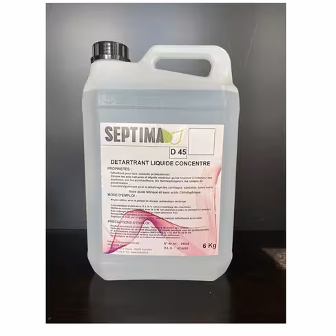 Détartrant Septima D45 - 10 cartons de 2x6 kg