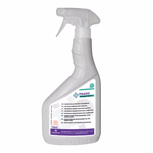 Détergent Désinfectant PHAGO'SOFT - 5 cartons Carton de 6 flacons de 750 ml