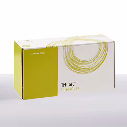 Tristel Rinse Wipes stériles Carton de 50 lingettes