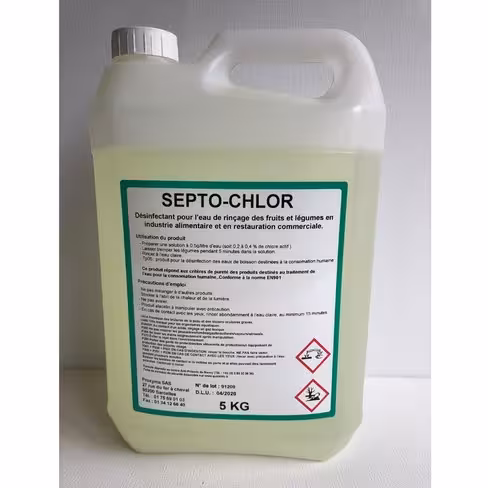 Détergent SEPTO CHLOR - 10 cartons de 2 x 5 kg