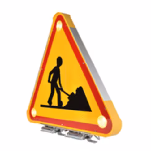 Triangle de toit 700mm (classe II) double face - 6 feux à leds