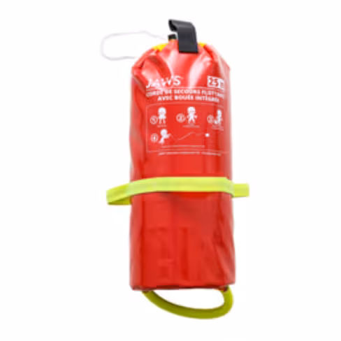 Corde de secours flottante avec bouée intégrée