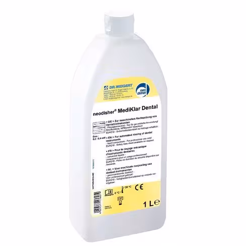 Liquide de rinçage neodisher MediKlar dental - 12 flacons de 1 l