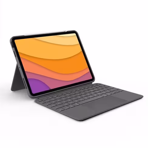 Clavier AZERTY et étui - Logitech Combo Touch - avec pavé tactile - rétroéclairé - pour Apple iPad Air 10.9''