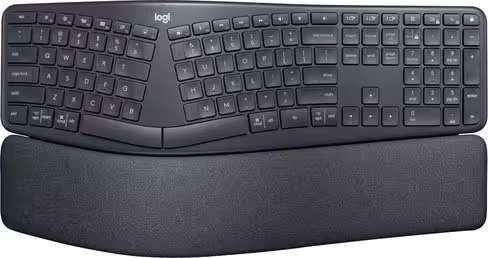 Clavier AZERTY ergonomique sans fil - Logitech K860 avec repose-poignets - USB - noir
