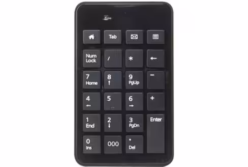 Pavé numérique filaire - Dacomex 926665 - USB - noir