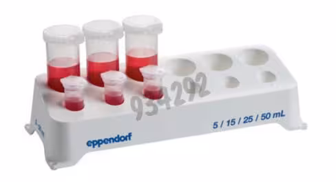 Rack pour 6 tubes de 5,0 à 15 ml et 6 tubes de 50 ml autoclavable blanc x 2