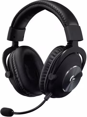 Casque gaming Logitech Pro X - filaire USB ou jack - micro avec réduction de bruit - commandes sur cordon - noir