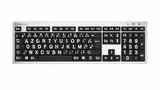 Clavier gros caractères - LogicKeyboard XL Print - filaire USB - rétroéclairé - pour Windows, Mac