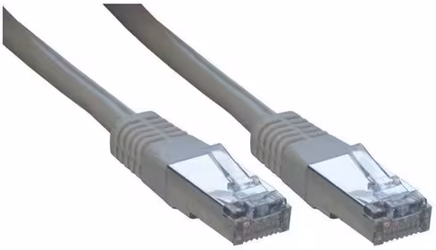 Câble RJ45 Catégorie 5e F/UTP blindé - 10 m - MCL - gris