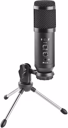 Microphone à cardioïde condensateur NGS GMICX-110 avec trépied - filtre antipop USB