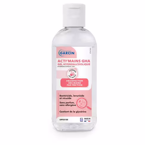 Gel hydroalcoolique Actimains - carton de 24 flacons