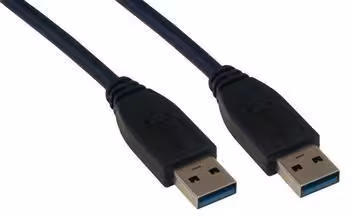 Câble USB 3.0 - type A/A - 3 m - MCL - noir