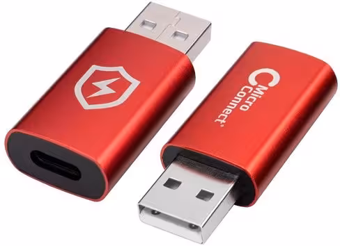 Bloqueur de données USB-A USB-C MC-ACADAP-SC - MicroConnect