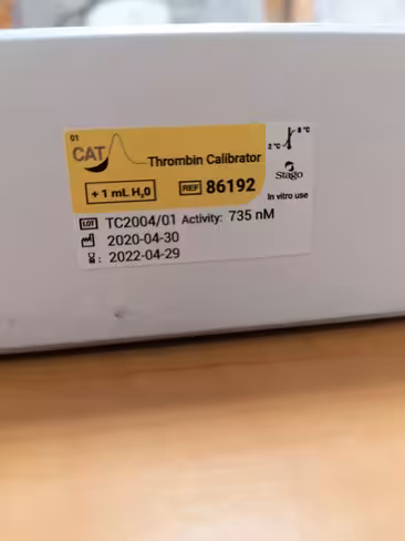 Thrombin calibrator 20 x 1 ml