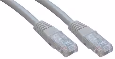 Câble RJ45 Catégorie 6 U/UTP non blindé - 10 m - MCL - gris