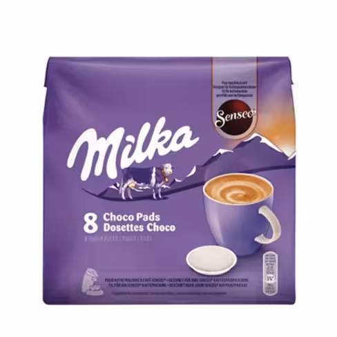 Chocolat milka Senseo - paquet de 8 dosettes