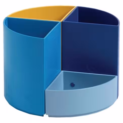 Organisateur de bureau 4 compartiments Exacompta Beeblue assortis