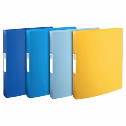 Classeur 2 anneaux Exacompta Beeblue dos 3cm assortis lot de 4