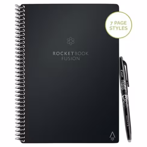Cahier connecte Rocketbook fusion a4 42pages noir