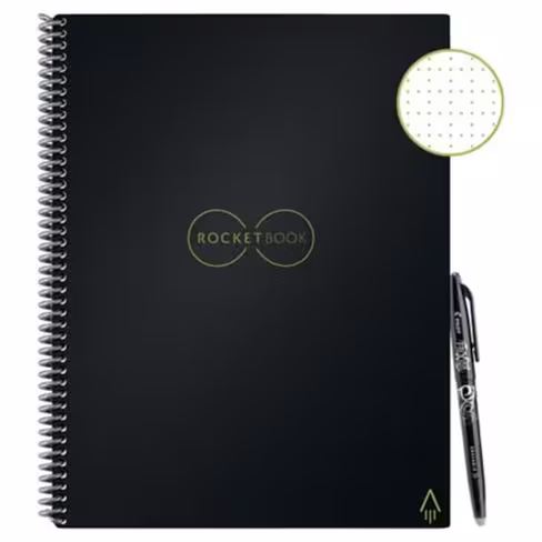 Cahier connecte Rocketbook core a4 32pages noir