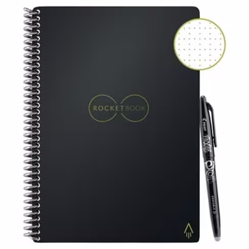 Cahier connecte Rocketbook core a5 36 pages noir
