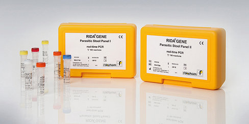 Kit de rt-pcr pour la détection de cryptosporidium, giardia, entamoeba et dientamoeba dans les selles. 1 kit