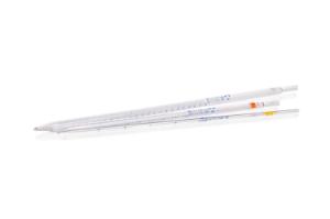 Pipette graduées, sodocalcique AR, grad bleues, type 2, Classe AS, certif de lot, 0,5 ml x 12