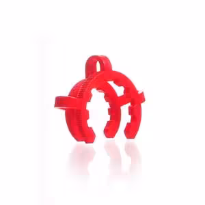 Pince KECK, rodage conique, POM, NS 29.2, rouge x10