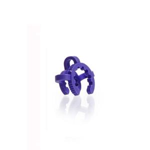 Pince KECK, rodage conique, POM, NS 12.5, violet x10