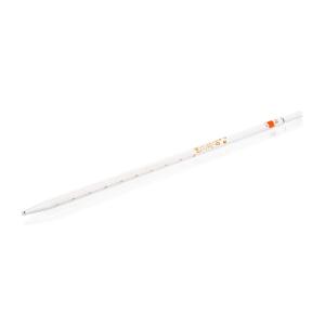 Pipette graduées, sodocalcique AR, grad ambrées, type 2, Classe AS, certif de lot, 10 ml x 12