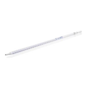 Pipette graduées, sodocalcique AR, grad bleues, type 3, Classe AS, certif de lot, 25 ml x 6