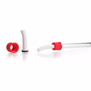 Olive en matière PTFE complet avec capuchon à vis ouvert PBT, courbe, GL 18 x 10